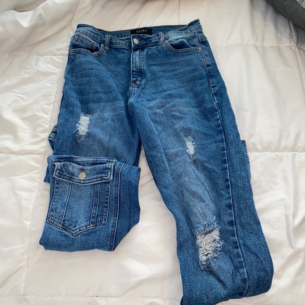 Medium Wash Denim Jeans